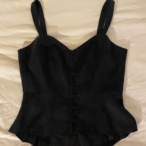 BCBG Max Azria Peplum Corset Top. NWOT